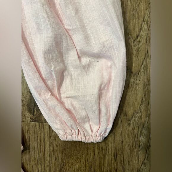 GIGIIs SOLEIL One Shoulder Soft Pink Tiered Dress  size S - Picture 8 of 8